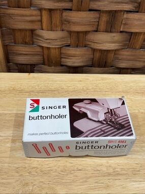 Singer Buttonholer SIMS 4561 Automatic Buttonhole Stitch Attachment